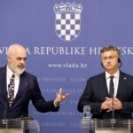 Prime ministers of Croatia and Albania meet in Zagreb to discuss situation in region