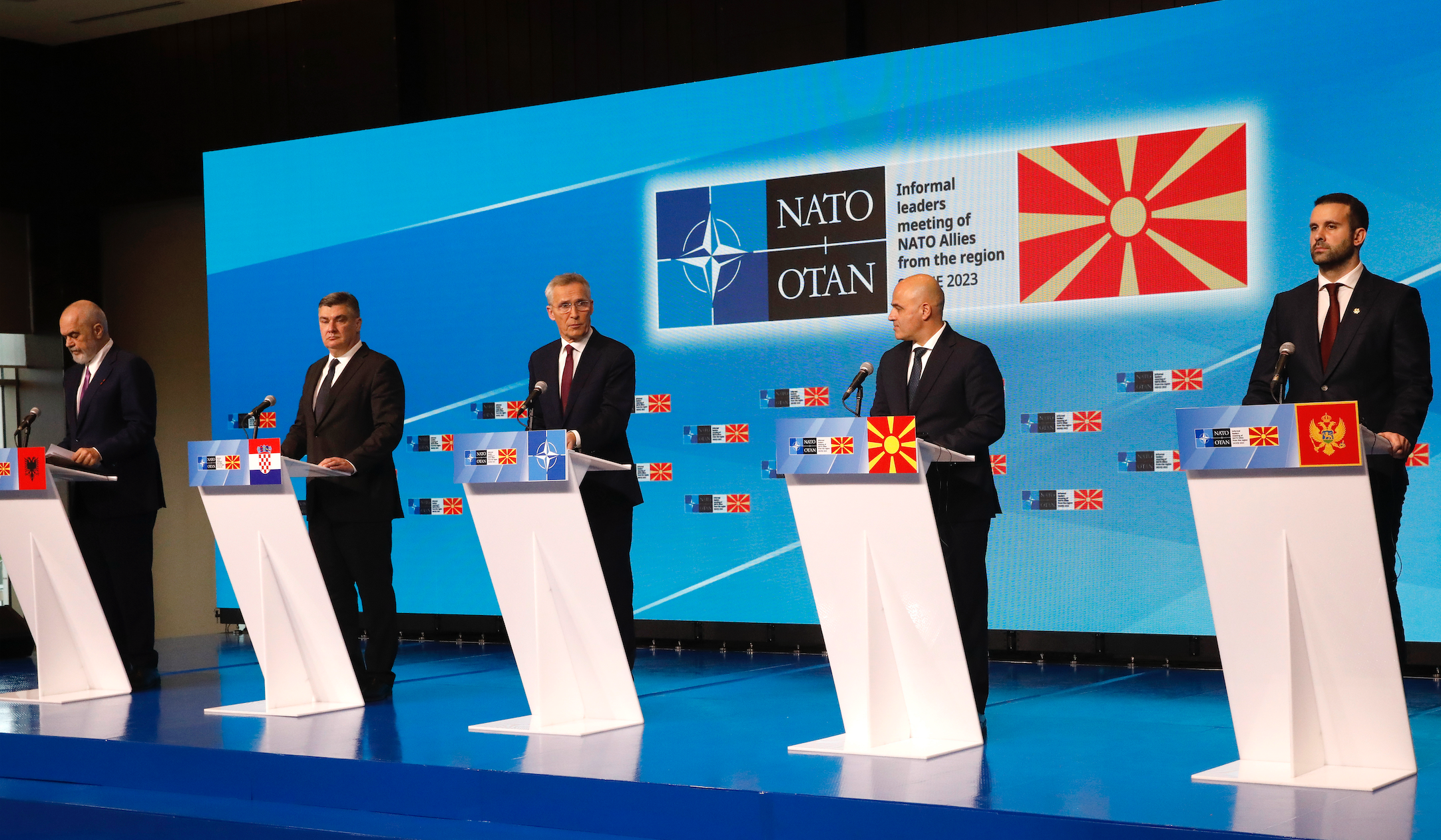 Izjave generalnog sekretara NATO-a na samitu u Skoplju
