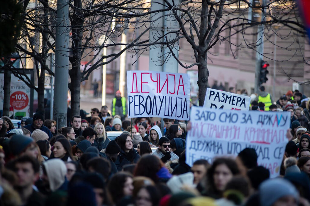 Studentski protesti u Srbiji – Balša Božović