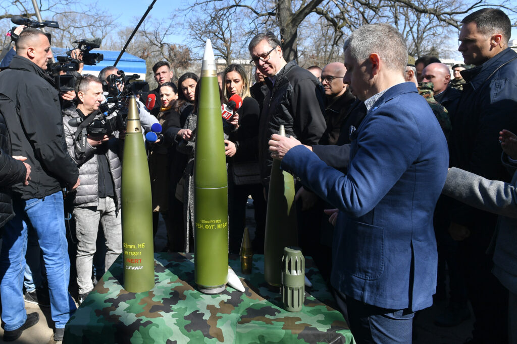Russian frying pan for Vučić