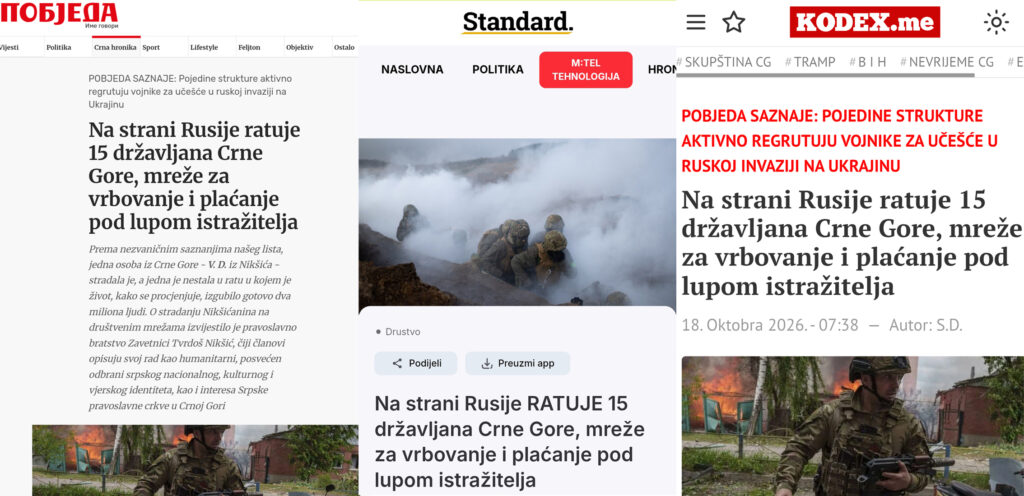 Od Crne Gore do rata protiv Ukrajine: Šta se zna o Putinovim dobrovoljcima sa Balkana